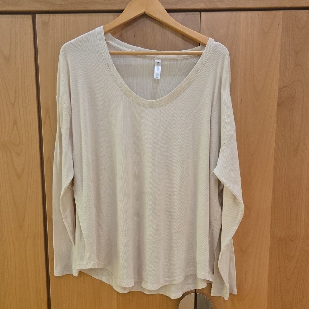 Athleta Cream Long Sleeve Women's Top, Read Description, DIY, XL, Super Comfy